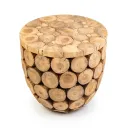 Tala Teak Mosaic Side Table