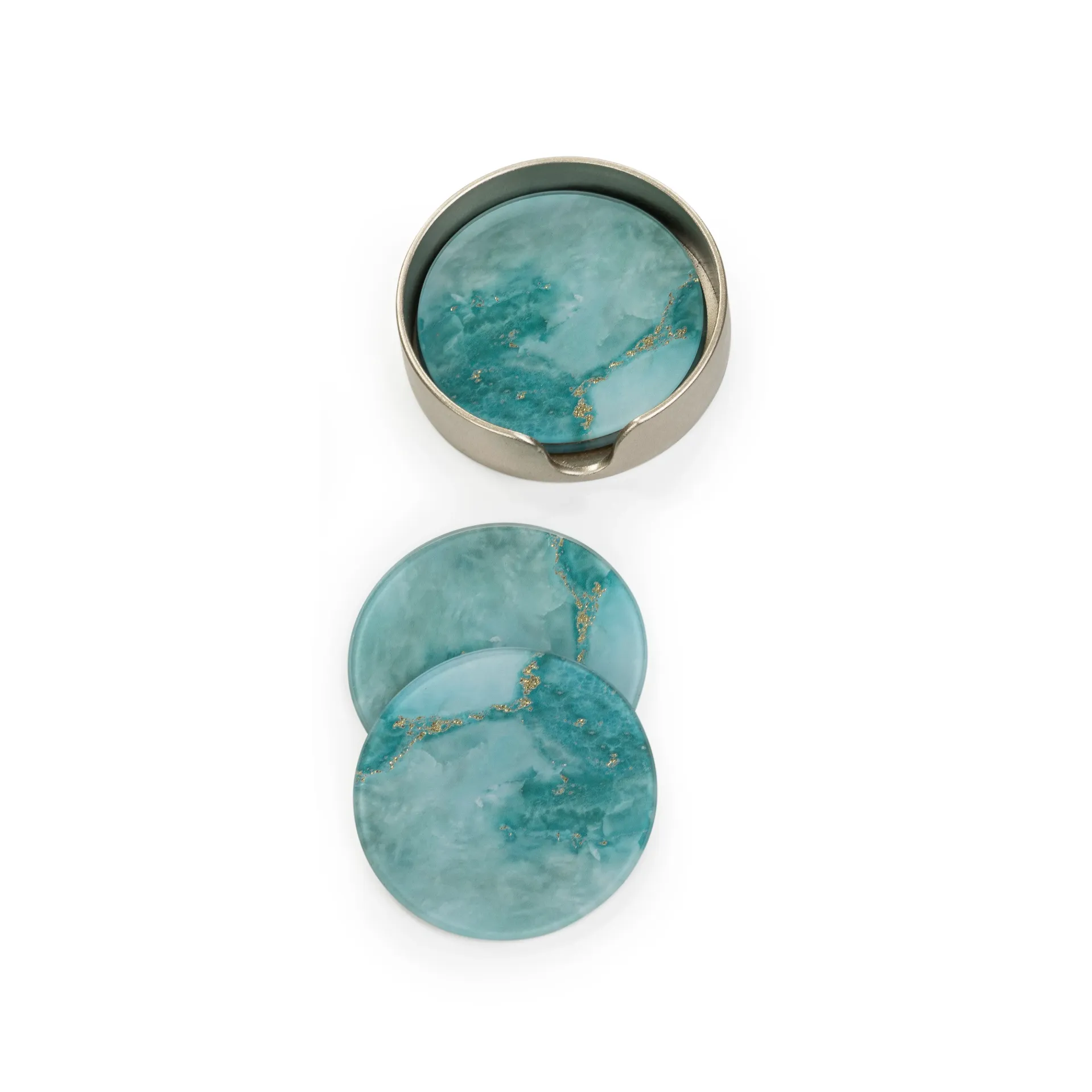 Blue Coaster Set