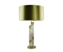 Crystal Tube Brass Table Lamp