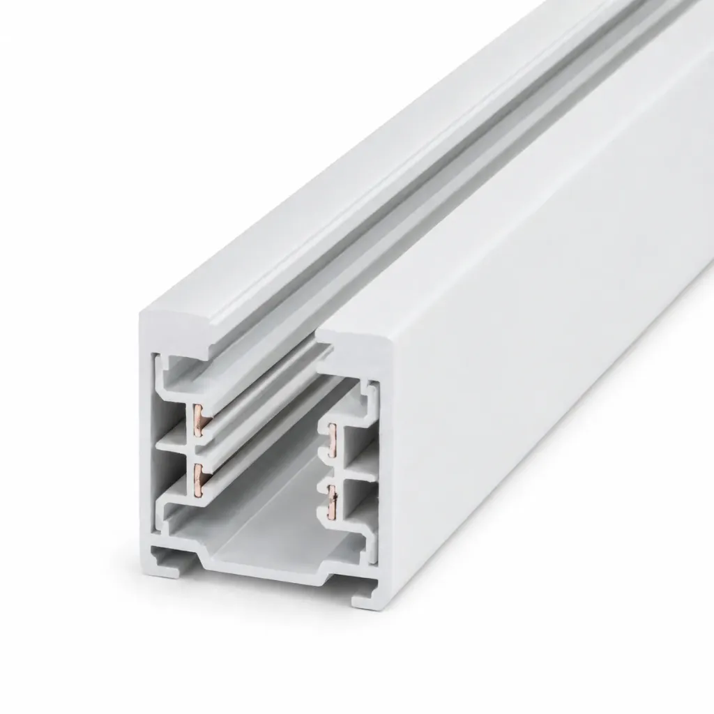 [TR4F-2W] NOX F-Series Matte White 3-Circuit Surface Track| 2m