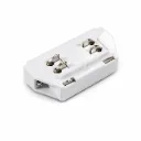 NOX F-Series White Track Mini Connector| 4-Wire