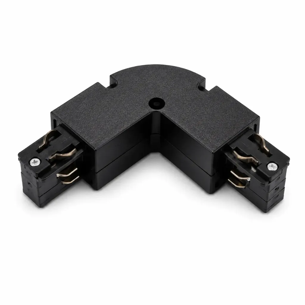 NOX F-Series Matte Black L Track Connector| 4-Wire