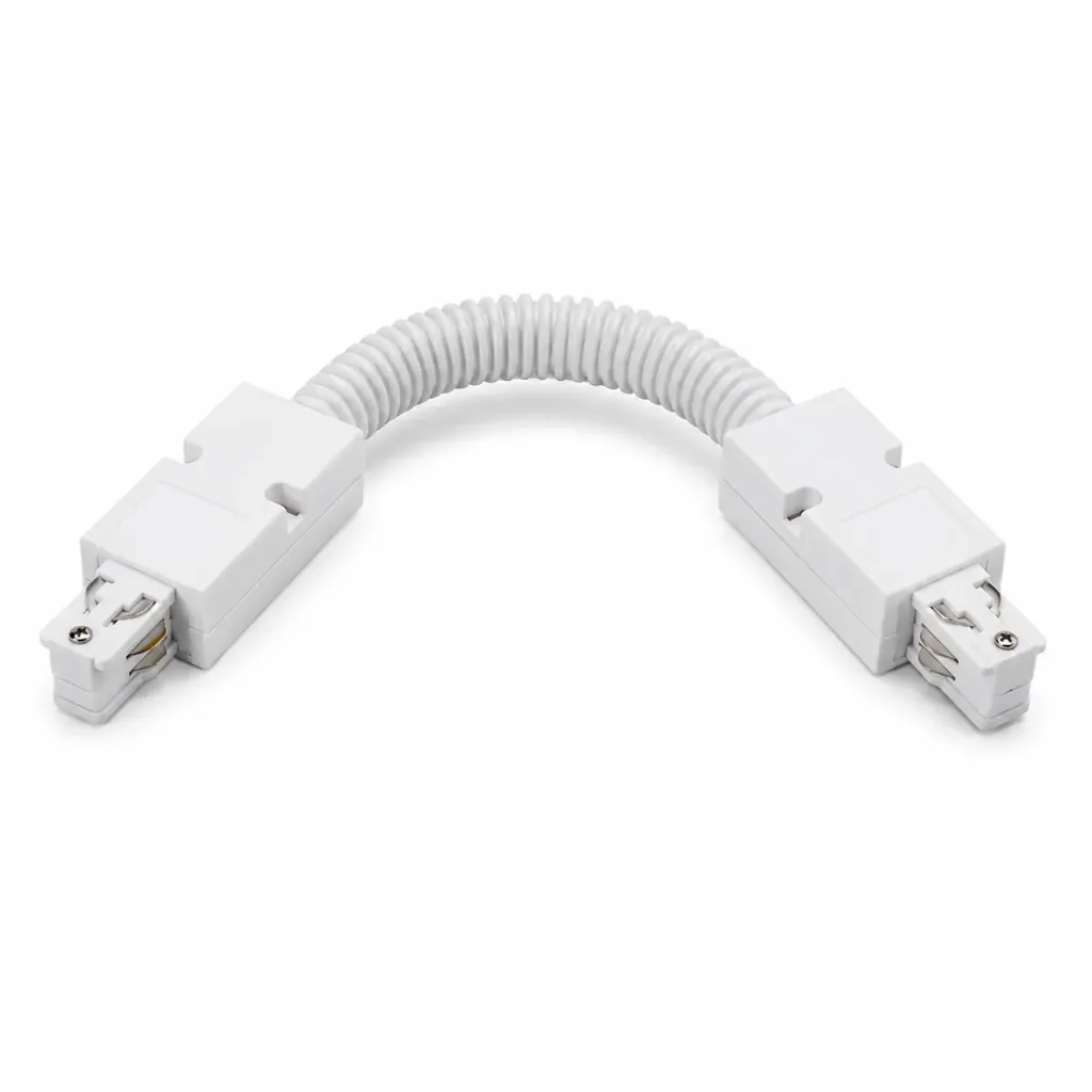 NOX F-Series White Flexible Track Connector| 4-Wire