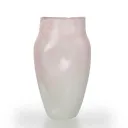 Blush Frosted Glass Vase