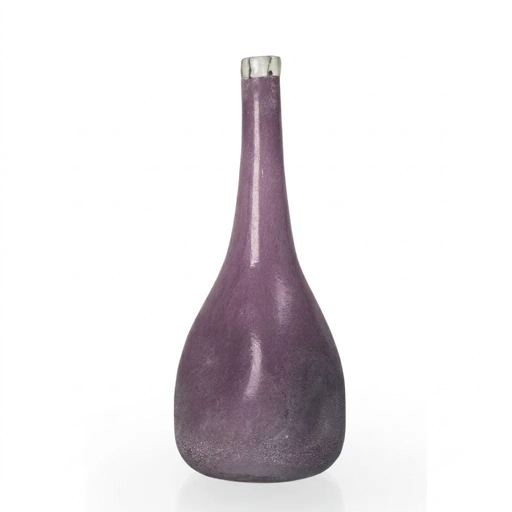 Purple Tall Glass Vase
