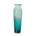 Turquoise Glass Vase