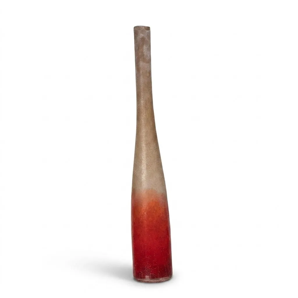 Tall Glass Vase