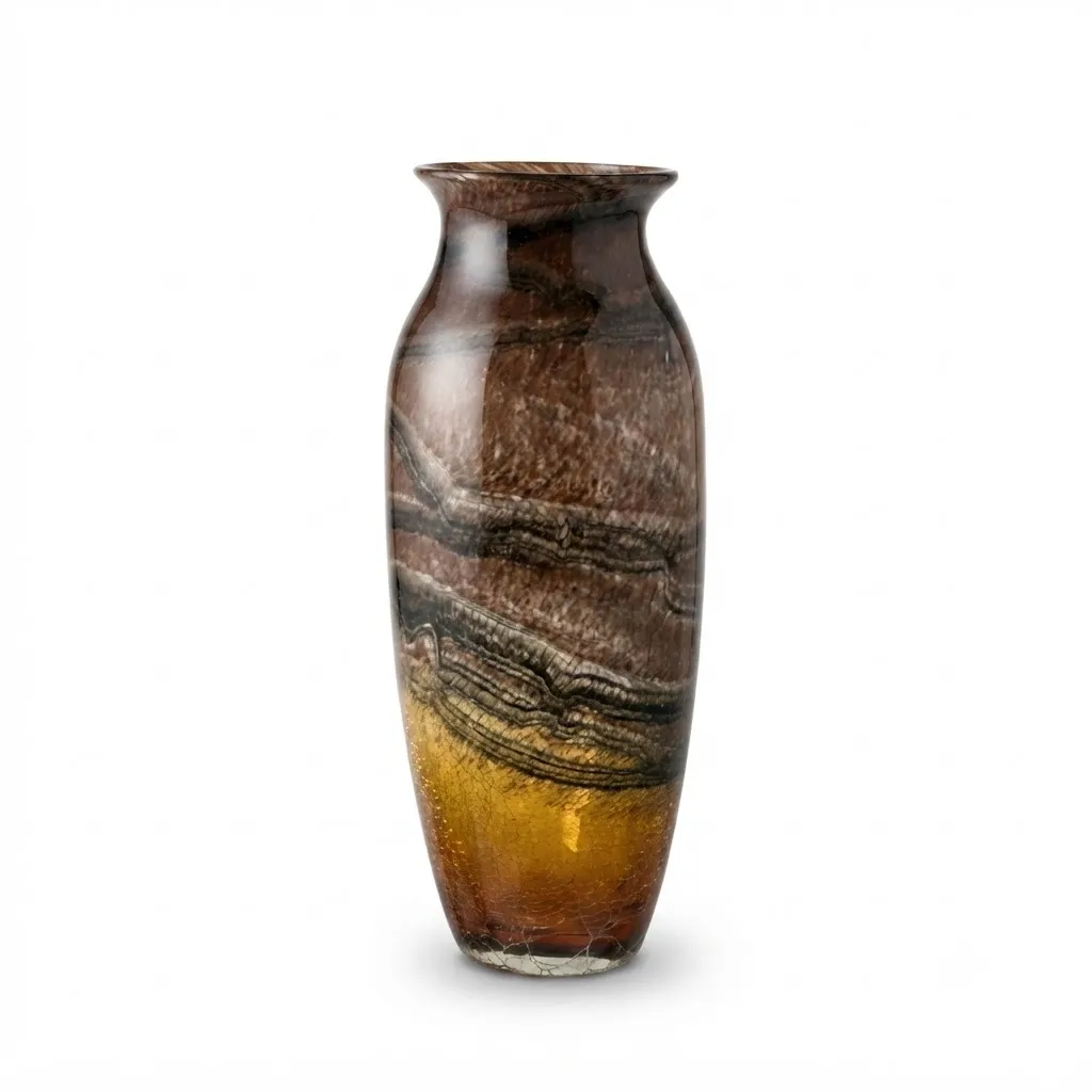 Earthenware Decorative Glass Vase