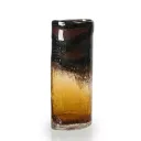 Amber Ombre Glass Vase