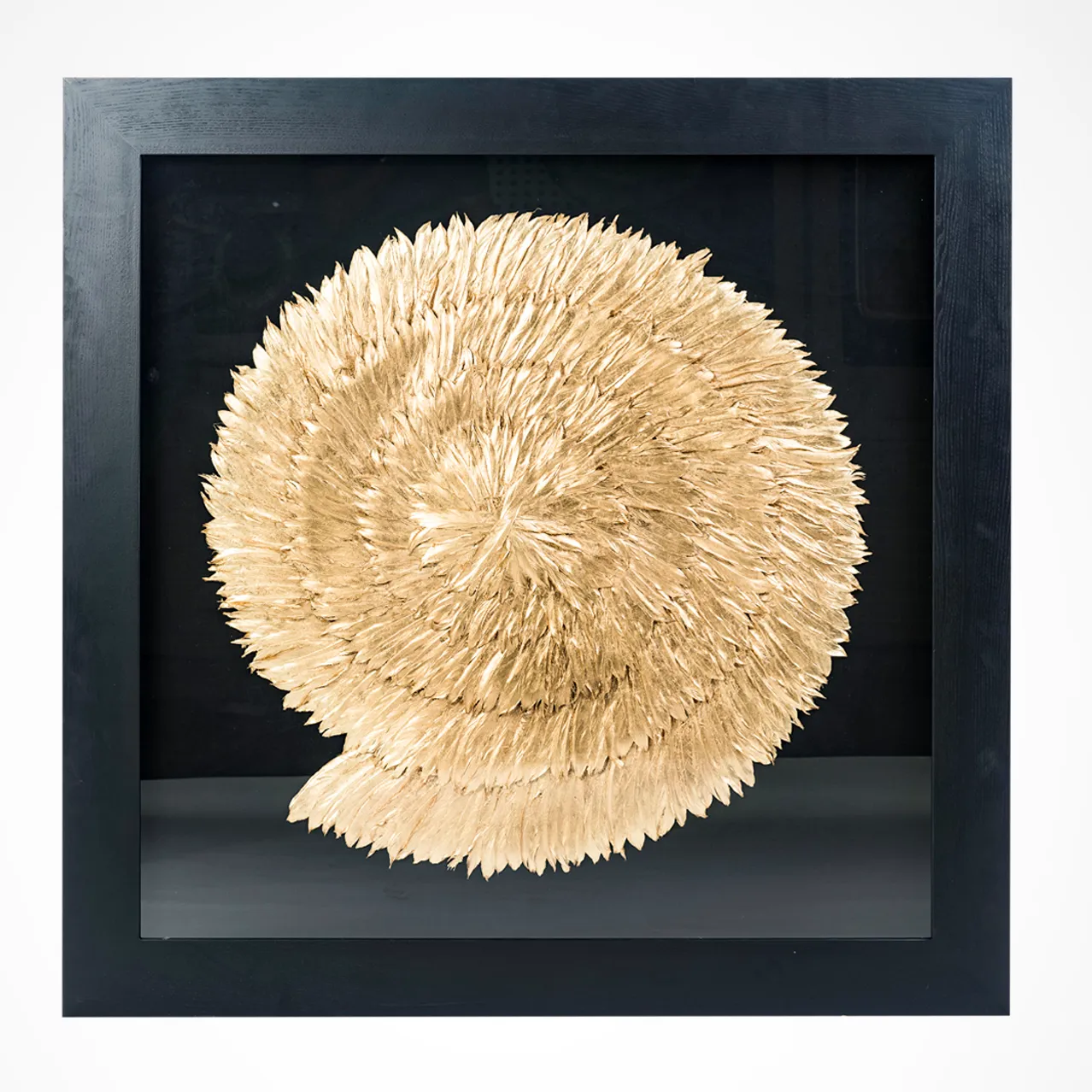 Golden Shell Wall Art