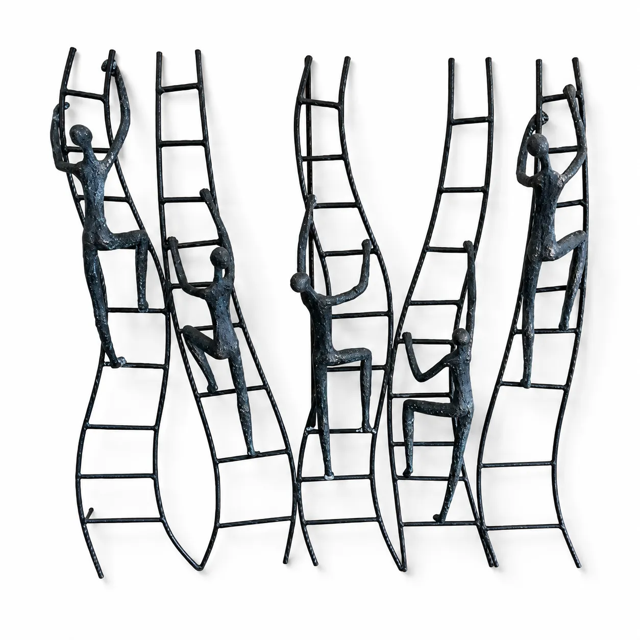 Vicomte Rust Climbing Figures Wall Art