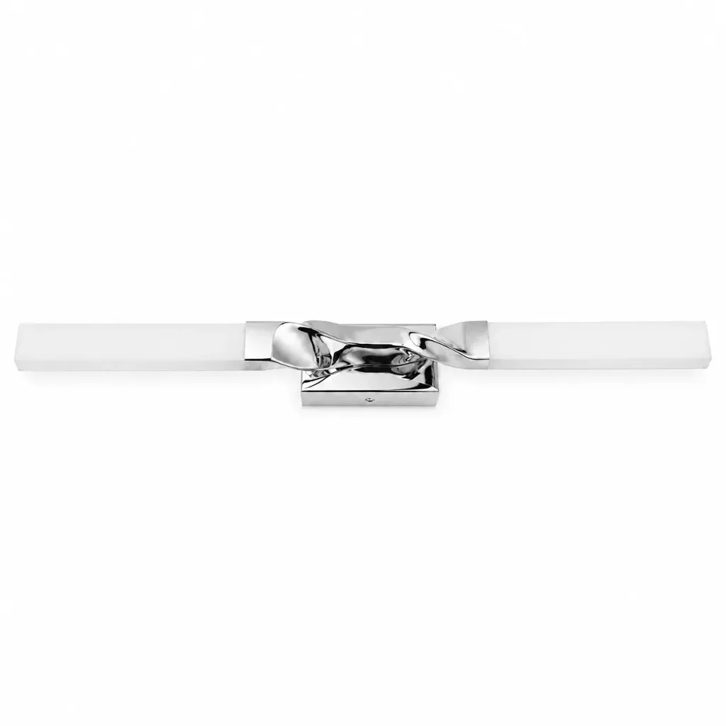 Chrome Dual LED Wall Lamp with Frosted Acrylic | 9.6W 3000K