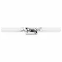 Chrome Dual LED Wall Lamp with Frosted Acrylic | 9.6W 3000K