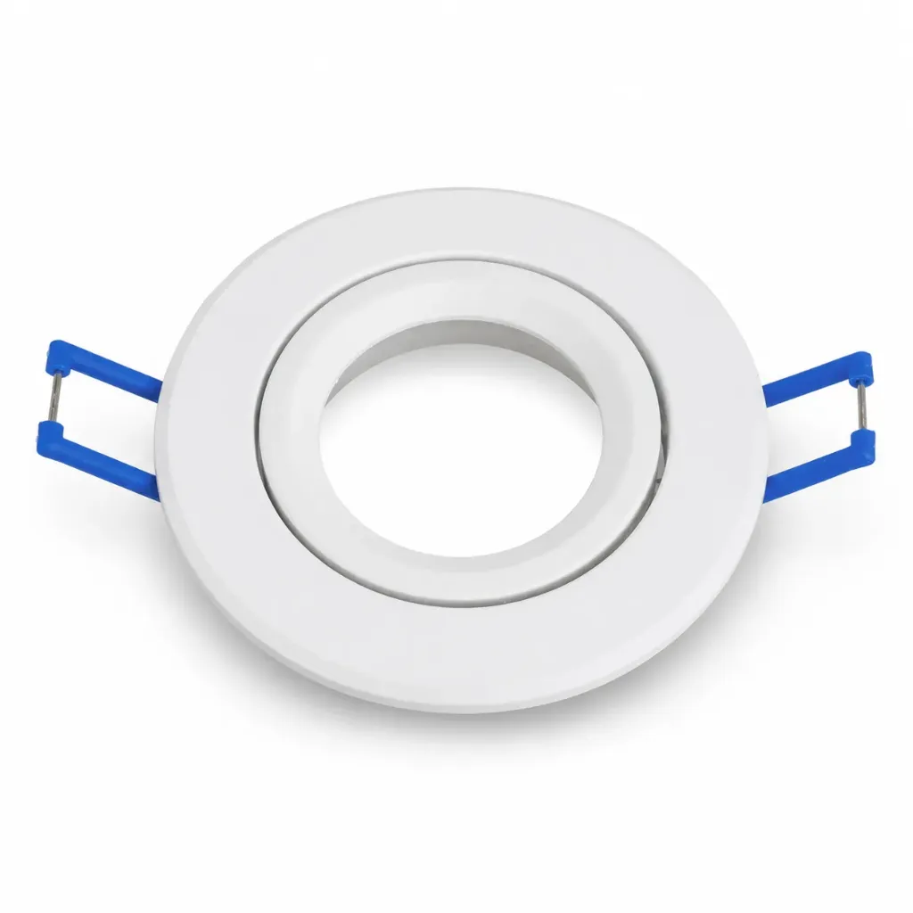 [SLB102W] White Adjustable Recessed Spotlight Frame| 1-Light G5.3