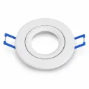 White Adjustable Recessed Spotlight Frame| 1-Light G5.3