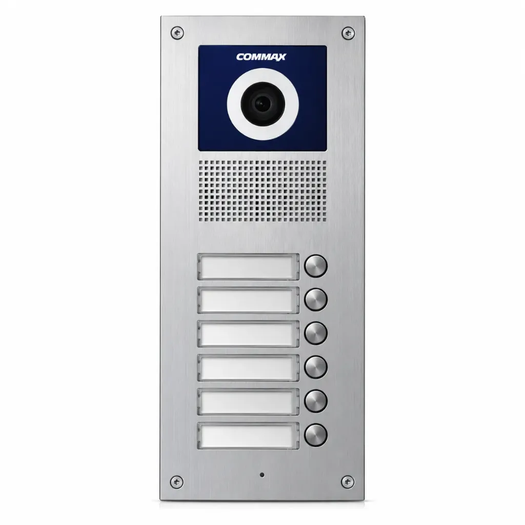 Commax DRC-6UC Silver 6-Button Video Door Station| DRC-nUC Series