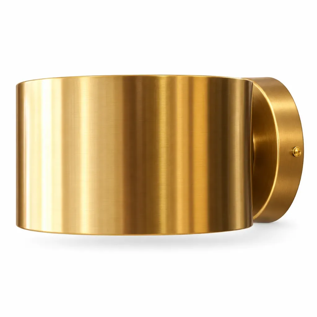 Objet Lumière Cylinder Brass Wall Lamp | 1xE27