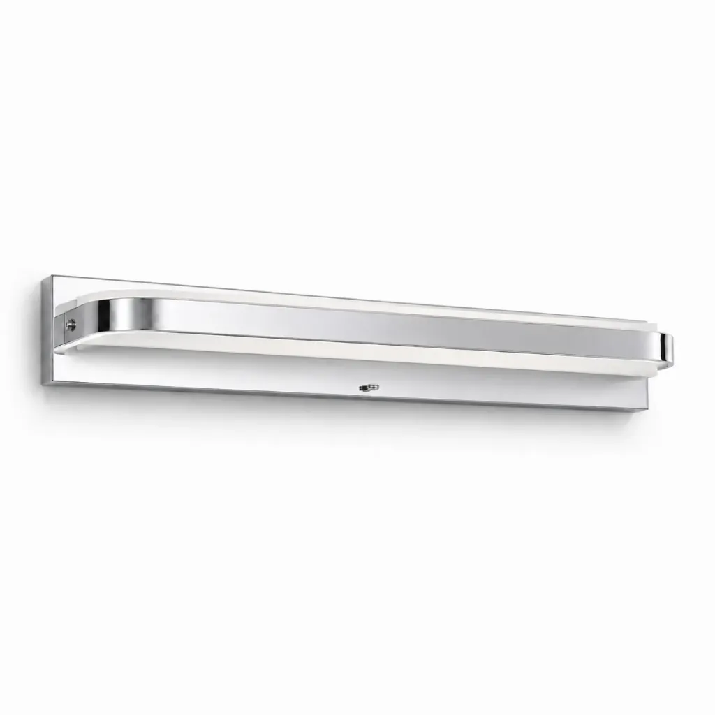 NOX Chrome Slim Linear LED Wall Lamp | 9W 3000K