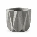 Vicomte Grey Ceramic Planter Ø10.5 × H9.8cm