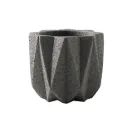 Vicomte Dark Grey Ceramic Planter | Ø10.5 × H9.8cm