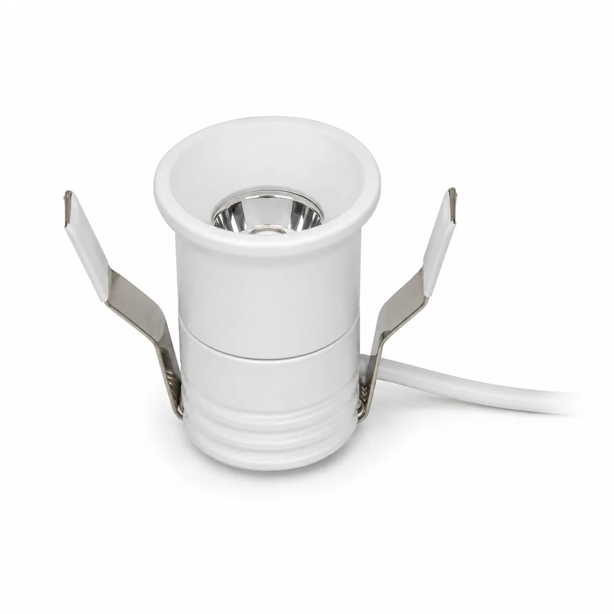 NOX Mini White Recessed LED Spotlight| 1W 3000K