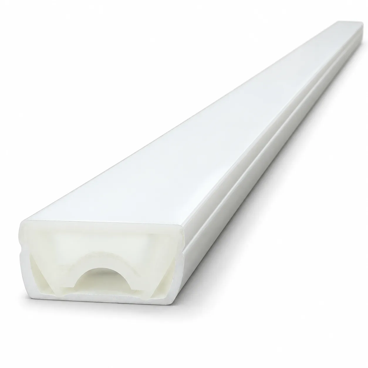 NOX White Silicone LED Profile with Opal Diffuser | 40 × 25mm