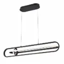 Orbita Linear Black LED Pendant Lamp 59W