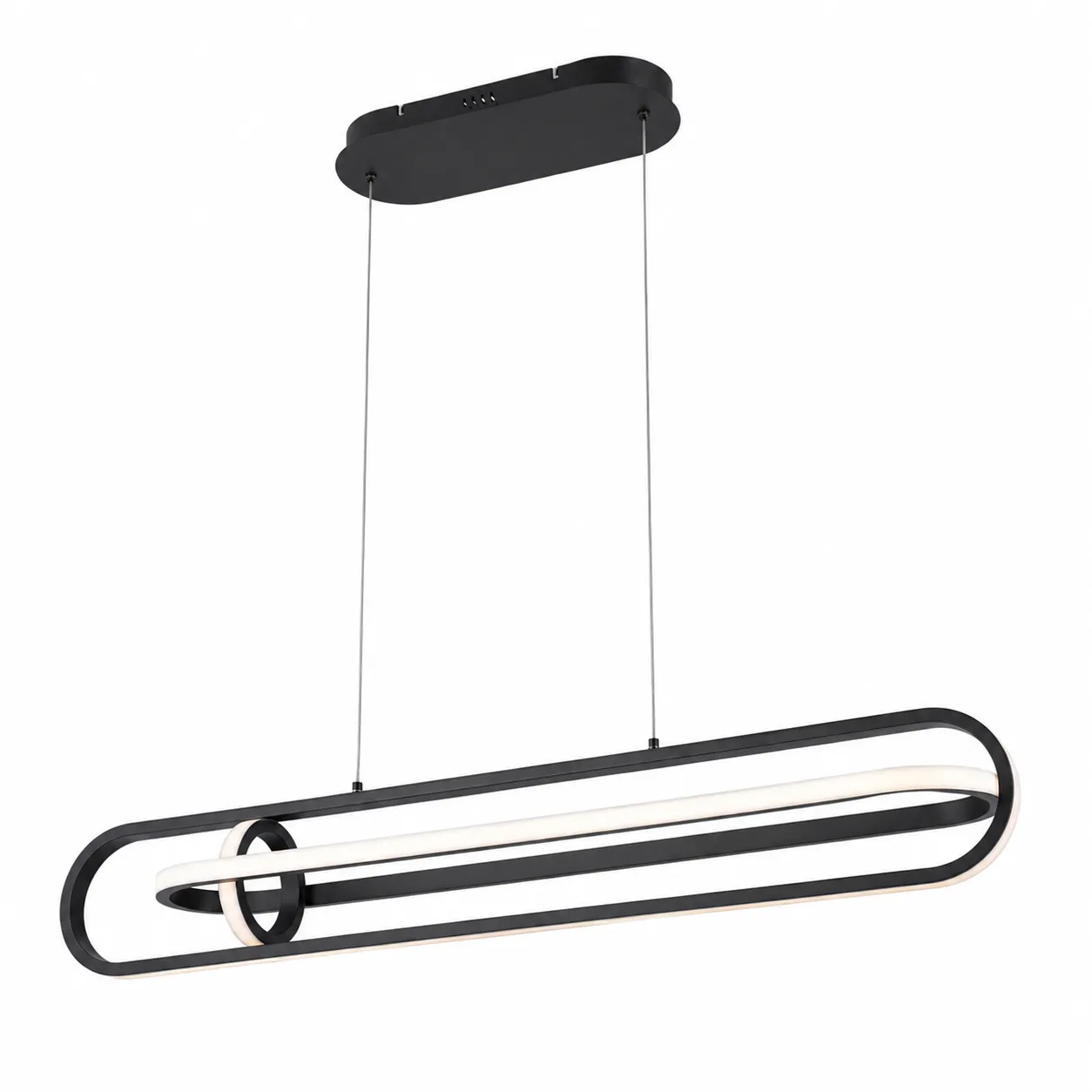 Orbita Linear Black LED Pendant Lamp 59W