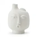 Funny Man Ceramic Vase White