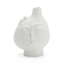 White Ceramic Funny Man Vase