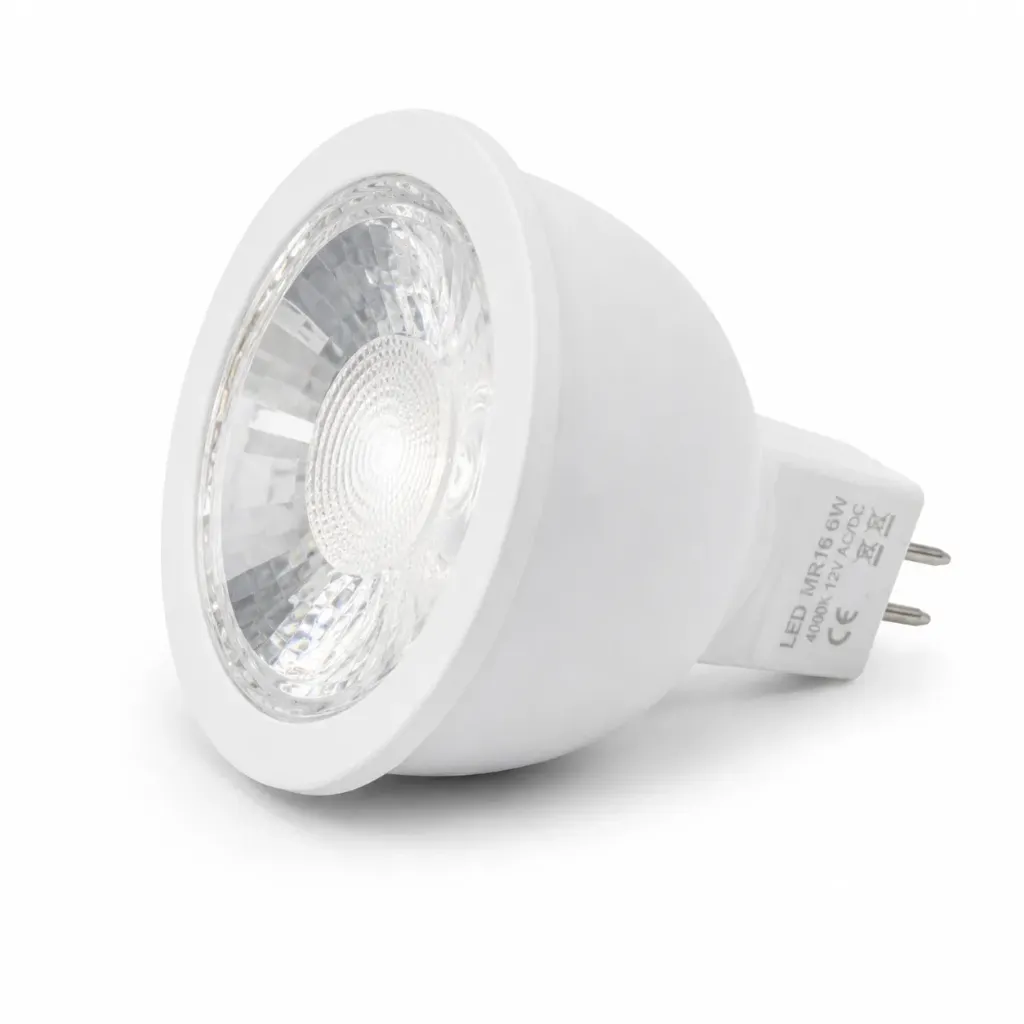 Clear Lens MR16 LED Bulb| 6W 4000K