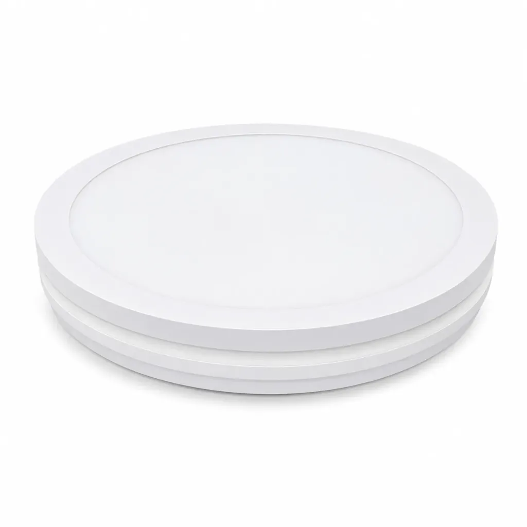 White Round LED Surface Panel| 18W CCT IP54