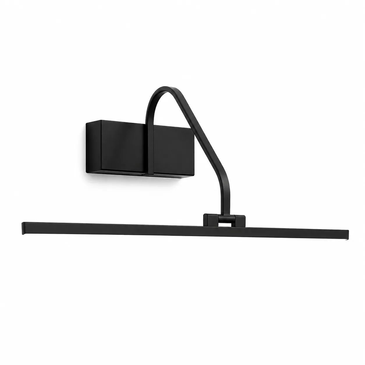 Black Angled-Neck Adjustable Linear LED Wall Lamp | 6W 3000K