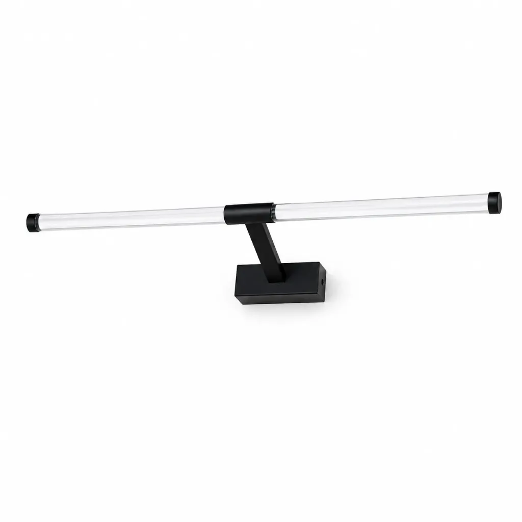 Black Dual Glass Tube LED Wall Lamp | 5W 3000K