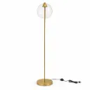 Gold & Clear Glass LED Floor Lamp| 5W 3000K