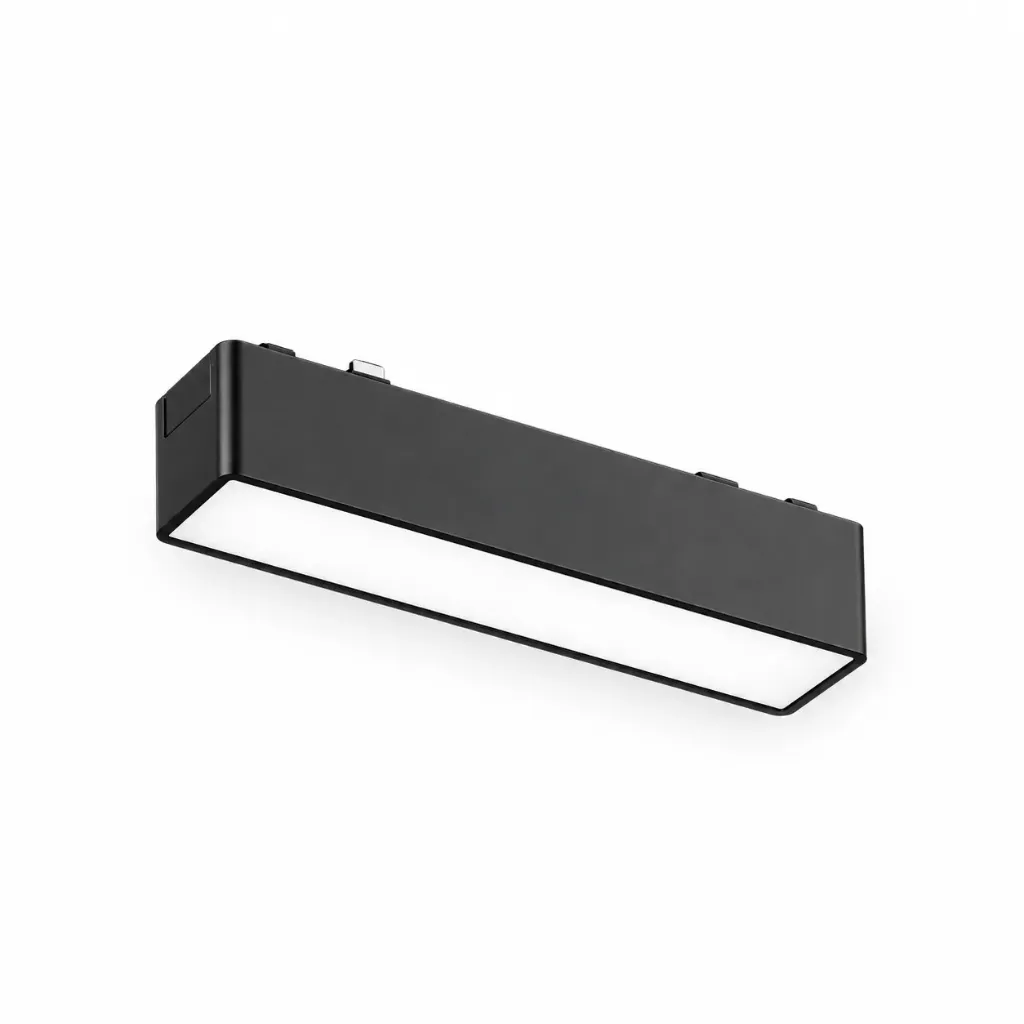 NOX MG26 Black Linear Flood Magnetic Track Light | 5W CCT 120°