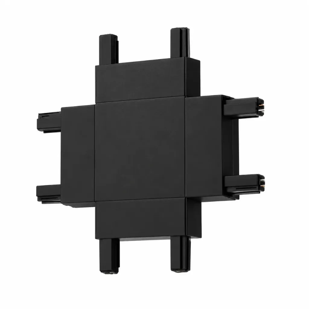 NOX MG26 Black Plastic X Connector | 4-Way 4.6cm