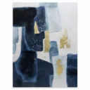 Fragments in Blue Wall Art