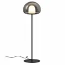 Orion Brass & Smoky Glass LED Floor Lamp| 12W