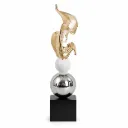 Celeste Gold Abstract Floor Statue