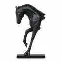 Arion Black Horse Statue