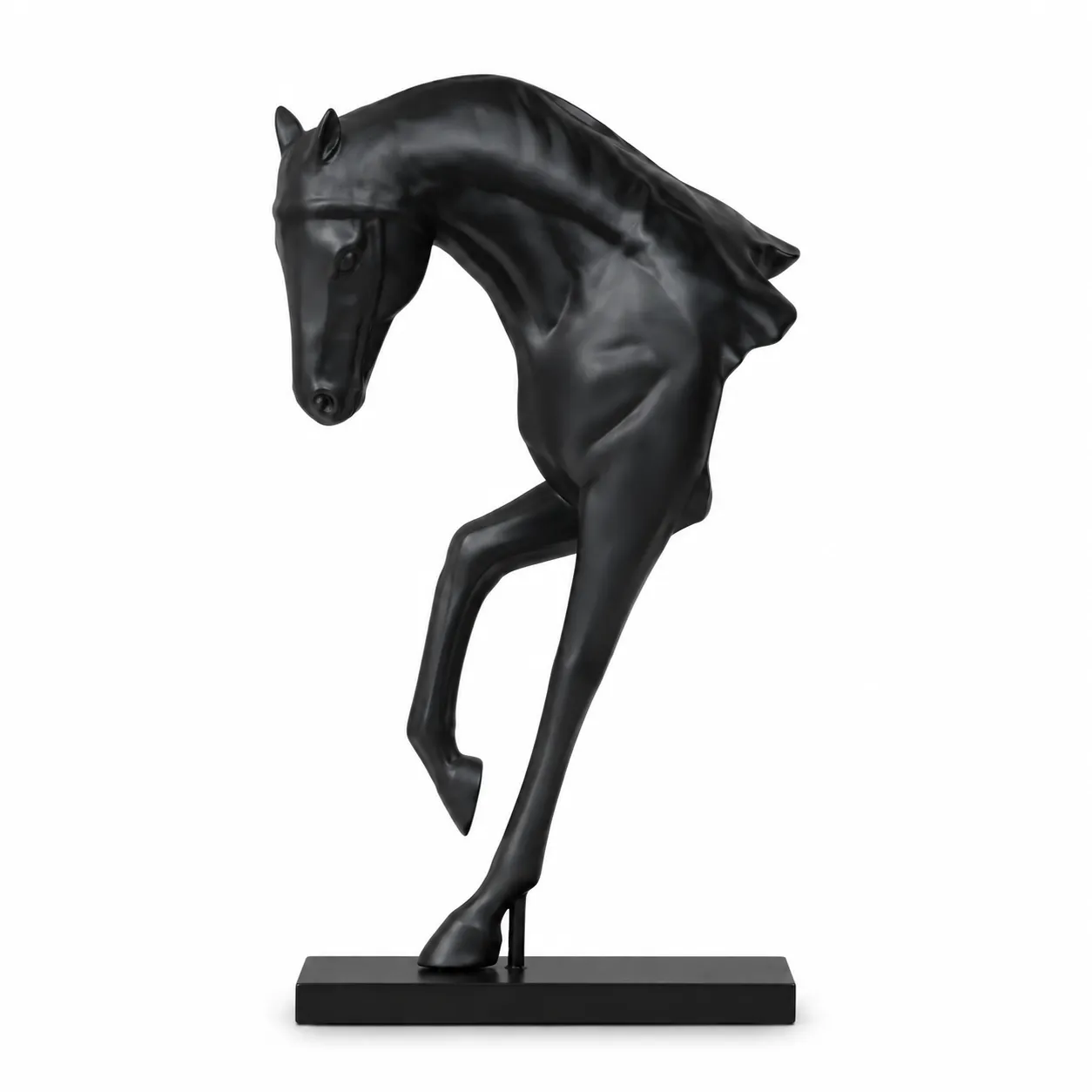 Arion Black Horse Statue