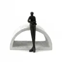 Contemporary Abstract Reader Statue