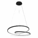 Aurea Black LED Ring Pendant| 40W CCT