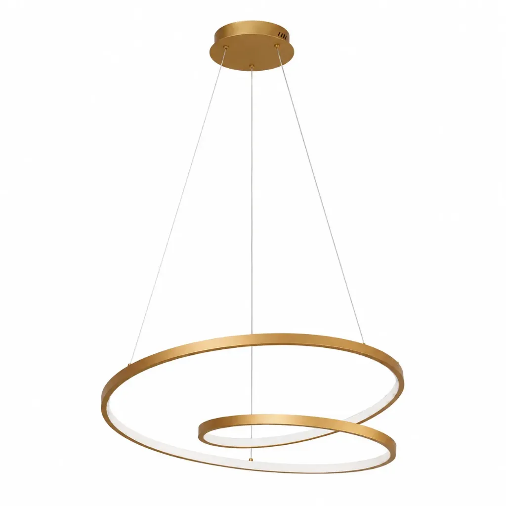 Aurea Gold LED Ring Pendant| 40W CCT
