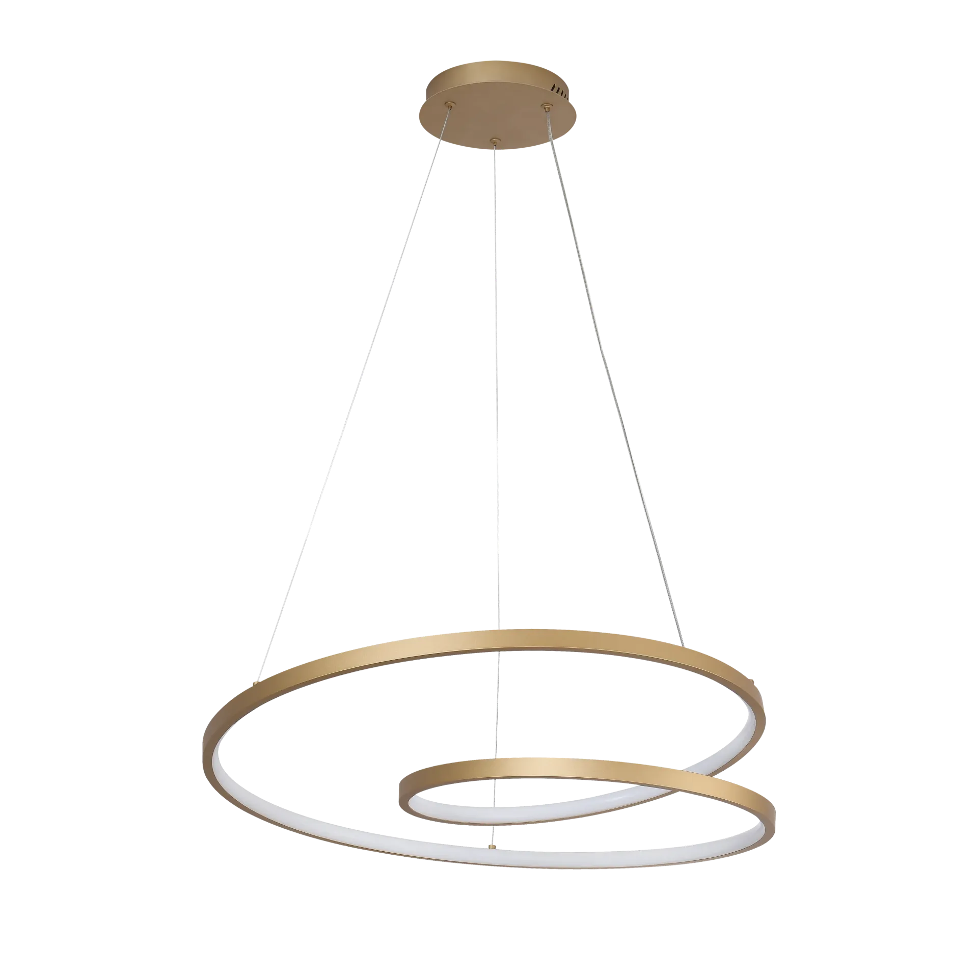 Aurea Gold LED Ring Pendant | 40W CCT