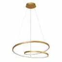 Aurea Gold LED Ring Pendant| 40W CCT