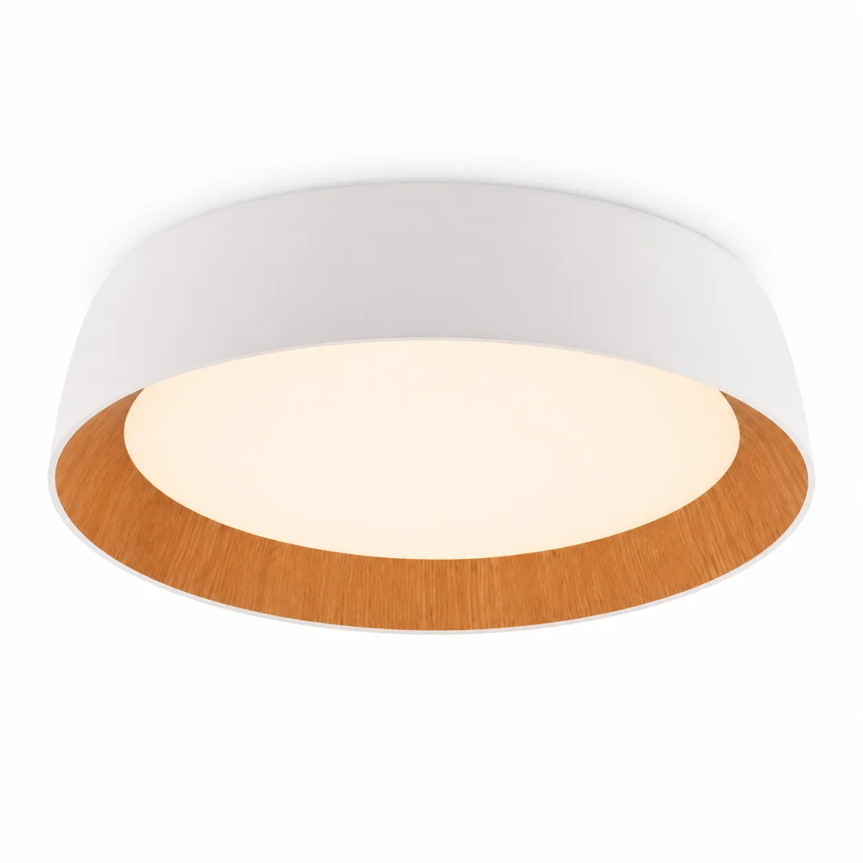 Arden White & Wood LED Ceiling Lamp| 60W CCT