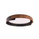 Noma Wood & Black Ceiling Lamp| 40W CCT