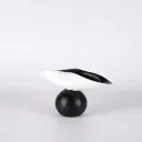 Black & White Resin Vase | 20cm